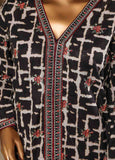 SM-064-EMB- 3 Piece Embroidered Stitched Suit