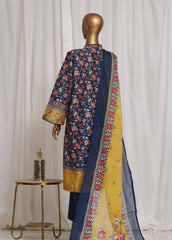 SM-06- 3 Piece Printed Stitched Suit