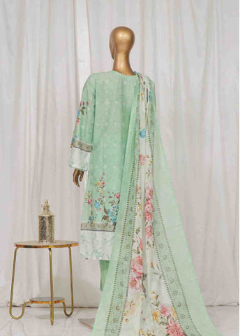 Bin Saeed Fabric - SM-07- 3 Piece Printed Stitched Suit