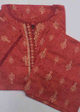 NSM-0782- 2 Piece Printed Cotton Stitched Co Ords
