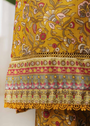 Bin Saeed Fabric - SM-080- 3 Piece Printed Stitched Suit