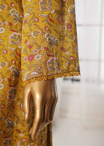 Bin Saeed Fabric - SM-080- 3 Piece Printed Stitched Suit