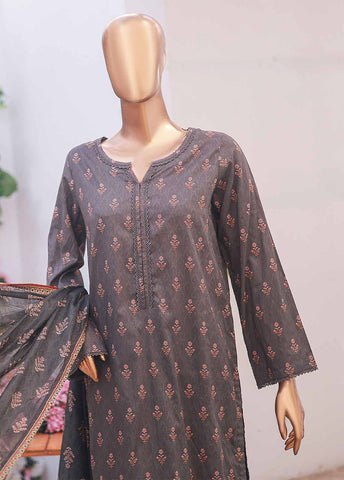 Bin Saeed Fabric - SM-092- 3 Piece Printed Stitched Suit