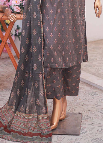 Bin Saeed Fabric - SM-092- 3 Piece Printed Stitched Suit