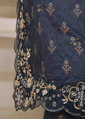 SM-093-EMB- 3 Piece Embroidered Stitched Suit
