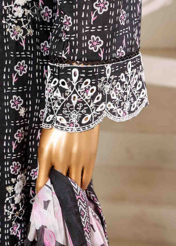 Bin Saeed Fabric - SM-095-EMB- 3 Piece Embroidered Stitched Suit