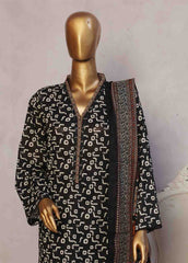 SM-084- 3 Piece Printed Stitched Suit