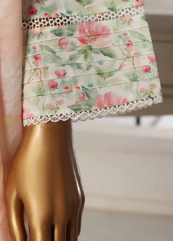 Bin Saeed Fabric - SM-100 - 3 Piece Printed Stitched Suit