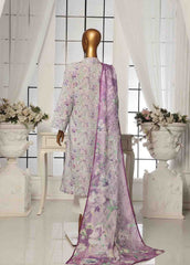 SM-102- 3 Piece Printed Stitched Suit