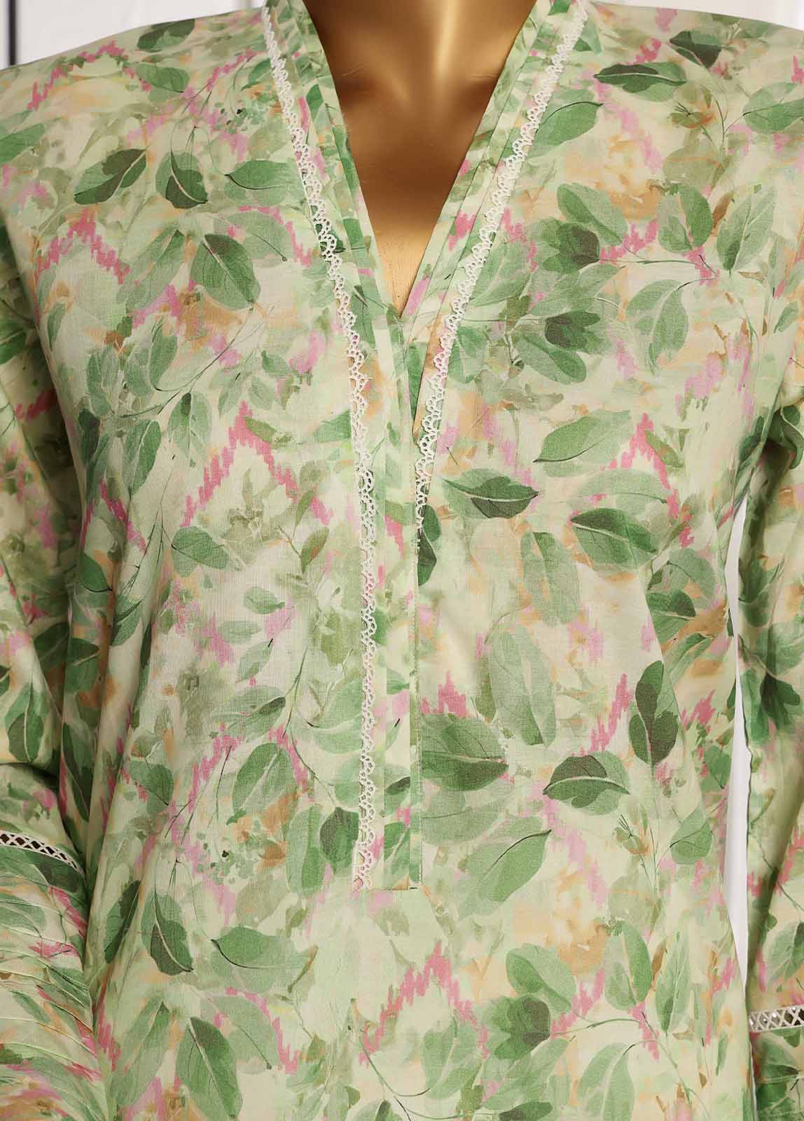 Bin Saeed Fabric - SM-103 - 3 Piece Printed Stitched Suit