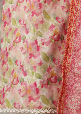 Bin Saeed Fabric - SM-104- 3 Piece Printed Stitched Suit