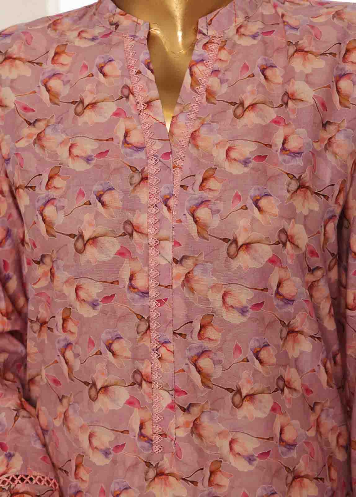 Bin Saeed Fabric - SM-105- 3 Piece Printed Stitched Suit