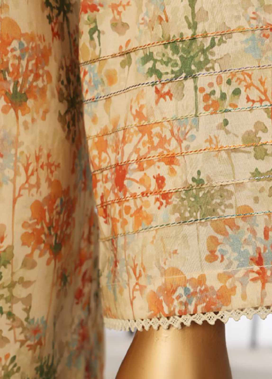 Bin Saeed Fabric - SM-106- 3 Piece Printed Stitched Suit