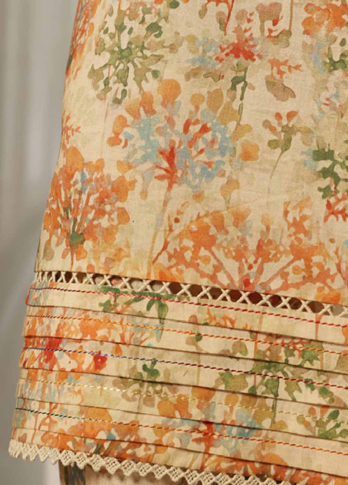 Bin Saeed Fabric - SM-106- 3 Piece Printed Stitched Suit