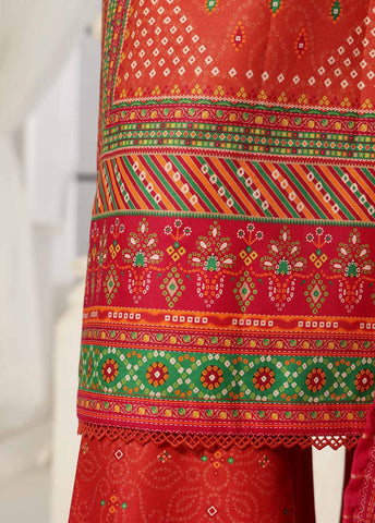 Bin Saeed Fabric - SM-109- 3 Piece Printed Stitched Suit