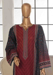 SM-114- 3 Piece Printed Stitched Suit