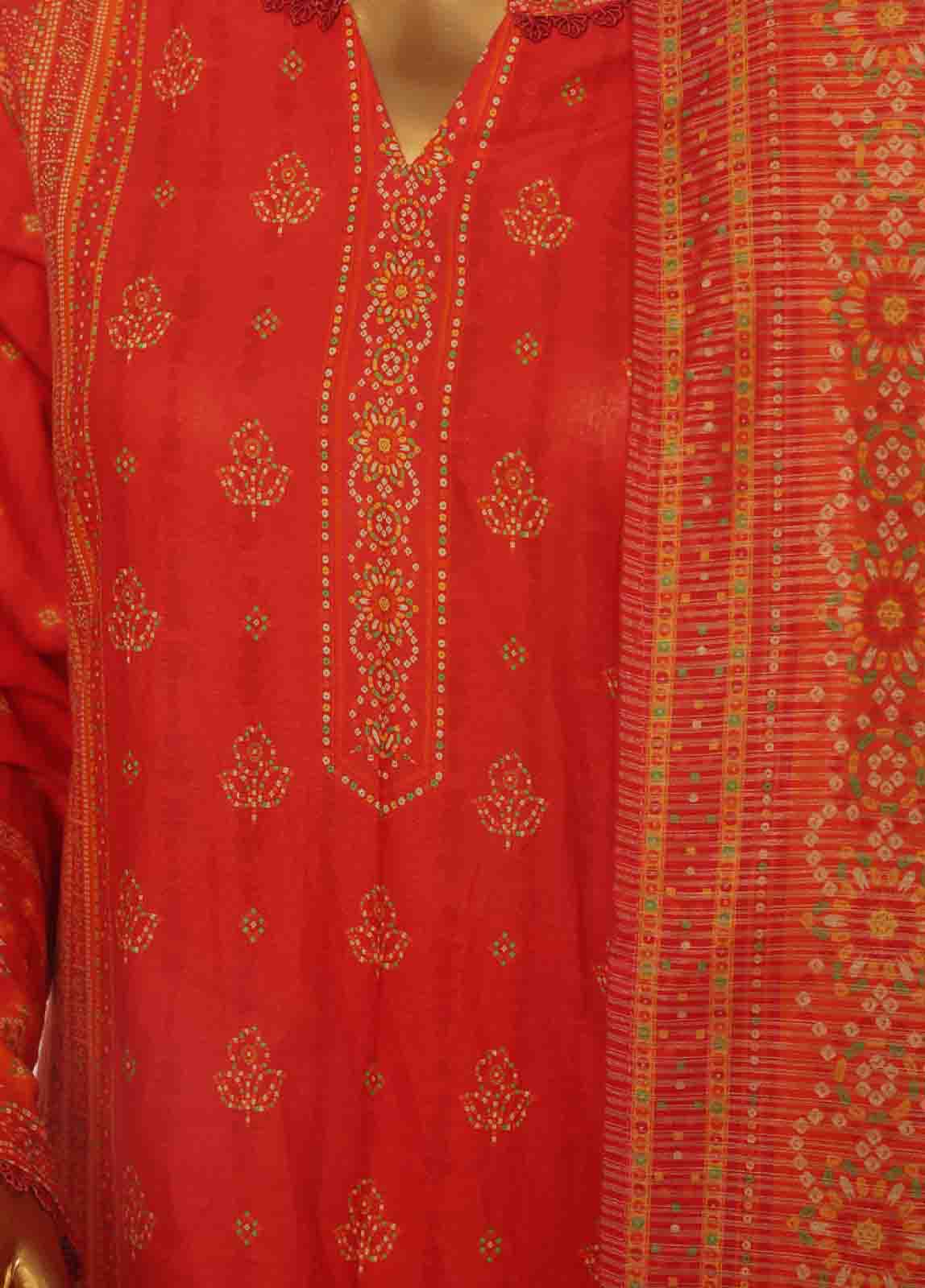 Bin Saeed Fabric - SM-118-3 Piece Printed Stitched Suit