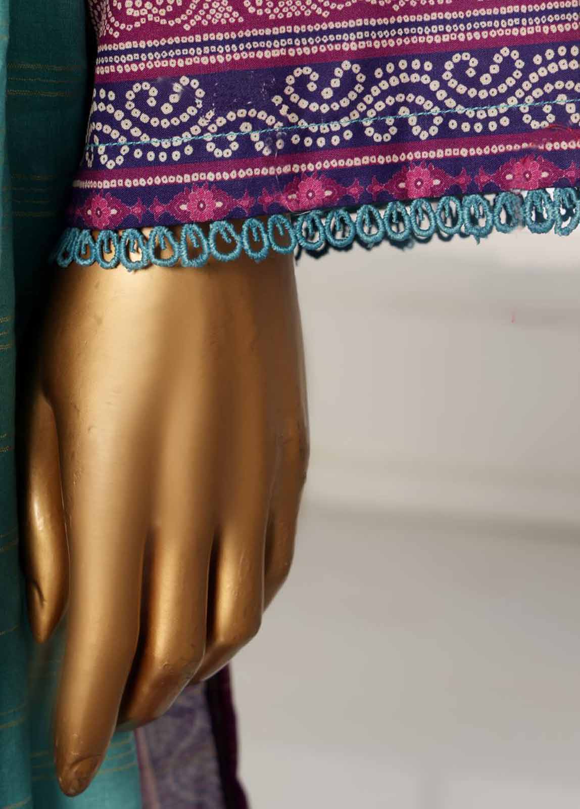 Bin Saeed Fabric - SM-122- 3 Piece Printed Stitched Suit