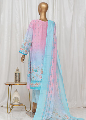 Bin Saeed Fabric - SM-13- 3 Piece Printed Stitched Suit