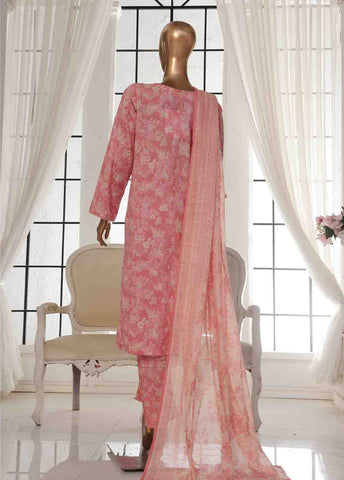 Bin Saeed Fabric - SM-133- 3 Piece Printed Stitched Suit