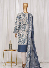 SM-22- 3 Piece Printed Stitched Suit