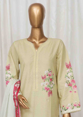 Bin Saeed Fabric - SM-29- 3 Piece Printed Stitched Suit