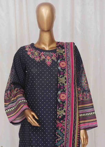 Bin Saeed Fabric - SM-31- 3 Piece Printed Stitched Suit