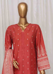 SM-32- 3 Piece Printed Stitched Suit