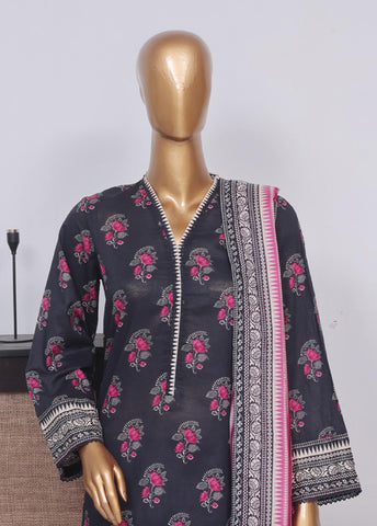 Bin Saeed Fabric - SM-359- 3 Piece Printed Stitched Suit