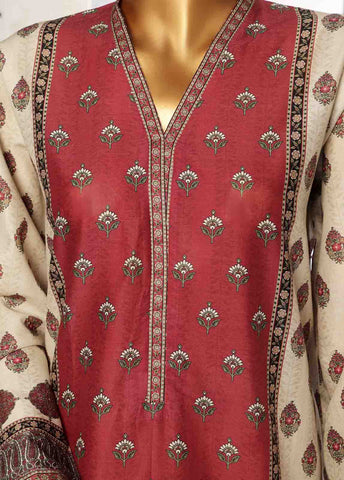 Bin Saeed Fabric - SM-52- 3 Piece Printed Stitched Suit