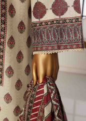 SM-52- 3 Piece Printed Stitched Suit