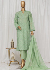 SM-53- 3 Piece Printed Stitched Suit