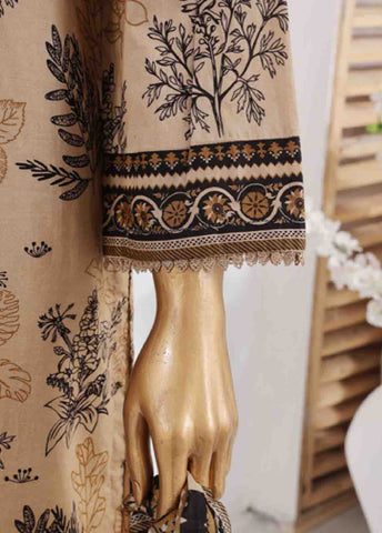 Bin Saeed Fabric - SM-607- 3 Piece Printed Stitched Suit