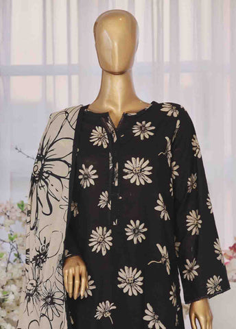 Bin Saeed Fabric - SM-608- 3 Piece Printed Stitched Suit