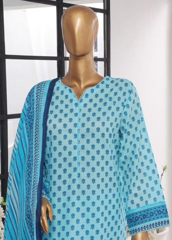 Bin Saeed Fabric - SM-610- 3 Piece Printed Stitched Suit