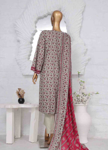 Bin Saeed Fabric - SM-611- 3 Piece Printed Stitched Suit