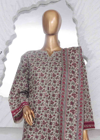 Bin Saeed Fabric - SM-611- 3 Piece Printed Stitched Suit