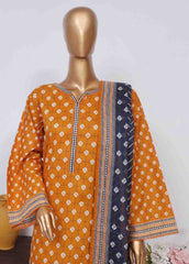 SM-757- 3 Piece Printed Stitched Suit