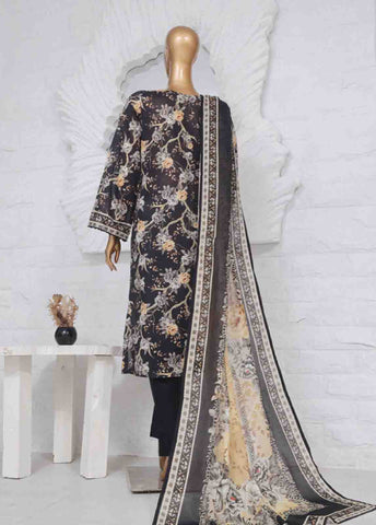 Bin Saeed Fabric - SM-772- 3 Piece Printed Stitched Suit