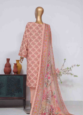 Bin Saeed Fabric - SM-773- 3 Piece Printed Stitched Suit
