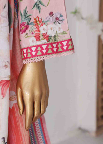 Bin Saeed Fabric - SM-774- 3 Piece Printed Stitched Suit