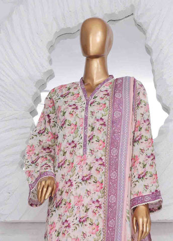 Bin Saeed Fabric - SM-779- 3 Piece Printed Stitched Suit