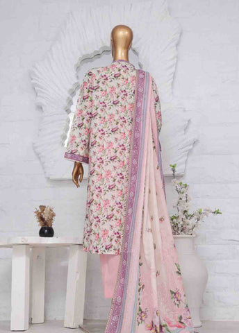 Bin Saeed Fabric - SM-779- 3 Piece Printed Stitched Suit