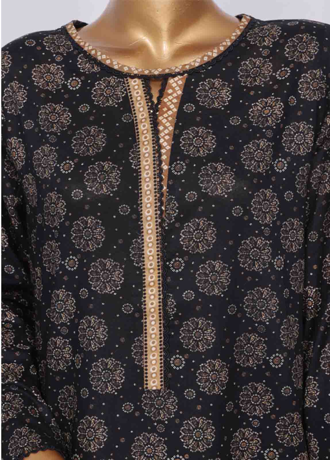 Bin Saeed Fabric - SM-790- 3 Piece Printed Stitched Suit