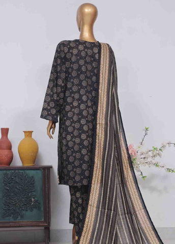 Bin Saeed Fabric - SM-790- 3 Piece Printed Stitched Suit