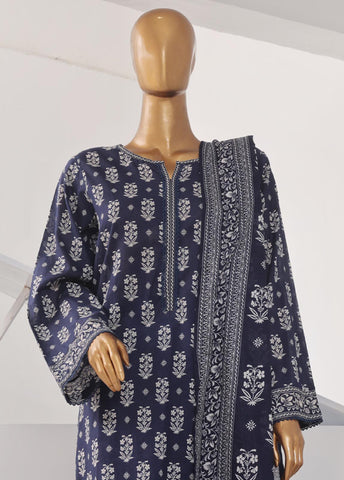 Bin Saeed Fabric - SM-802- 3 Piece Printed Stitched Suit
