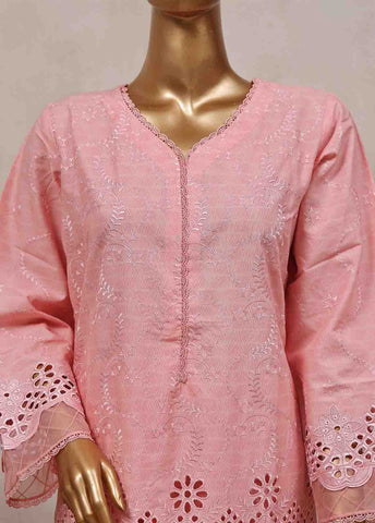 Bin Saeed Fabric - SM-CK-077-C-3 Piece Chikankari Stitched Suit