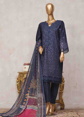 SM-CK-080-C-3 Piece Chikankari Stitched Suit