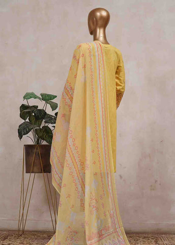 Bin Saeed Fabric - SM-CK-081-B-3 Piece Chikankari Stitched Suit