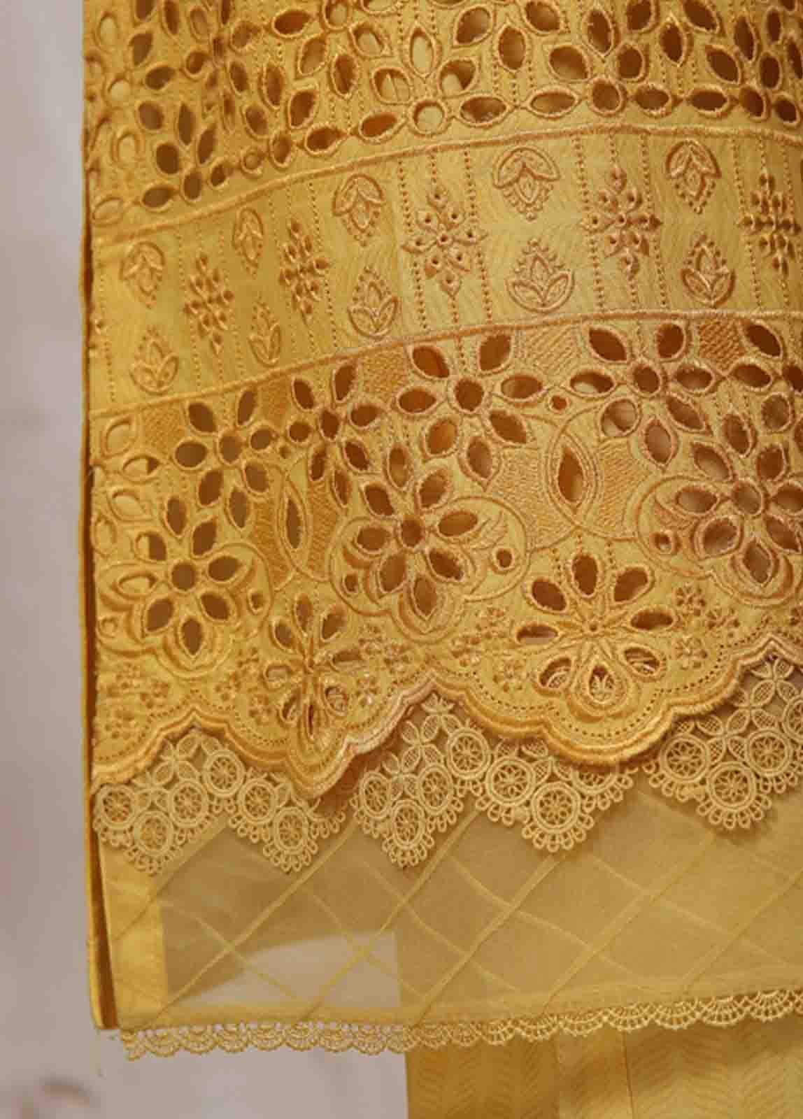 Bin Saeed Fabric - SM-CK-081-B-3 Piece Chikankari Stitched Suit